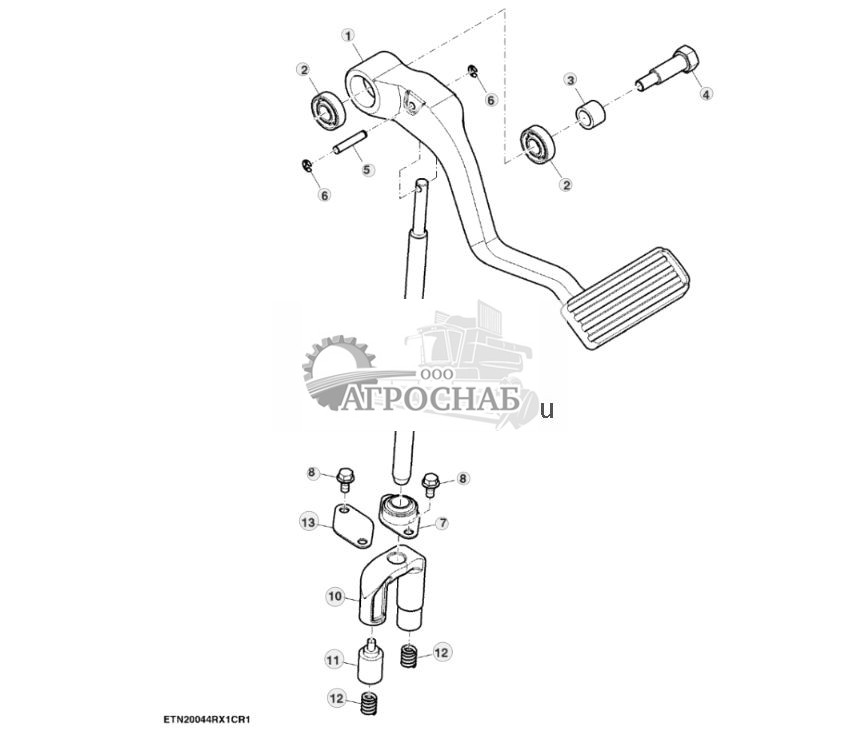 Педаль тормоза, тяга, без верхнего стопора - ST773601 568.jpg